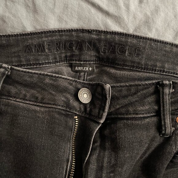 Vintage American Eagle Black Denim Jeans 36x30 - Picture 4 of 4
